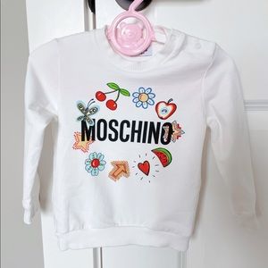 Sold 💫💫Moschino baby sweatshirt 9-12 month